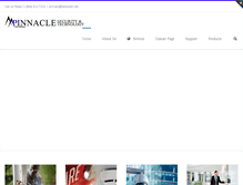 Tablet Screenshot of pinnaclesecurity-tech.net